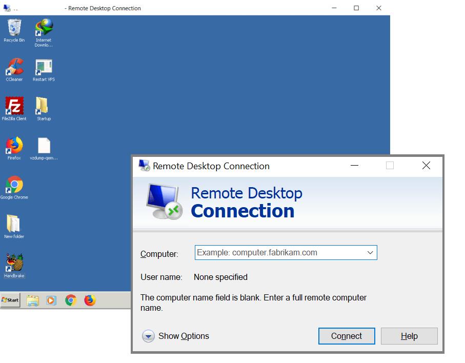 vps remote desktop